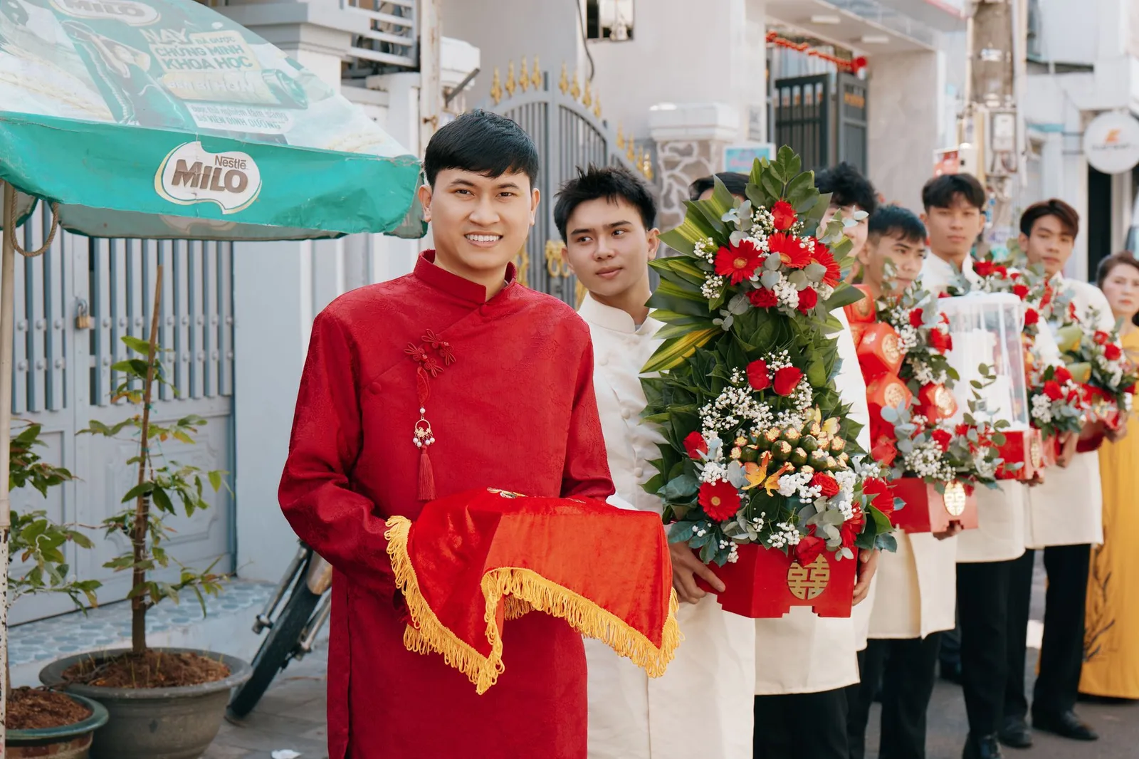 Trầu cau và lễ vật truyền thống trong mâm quả cưới
