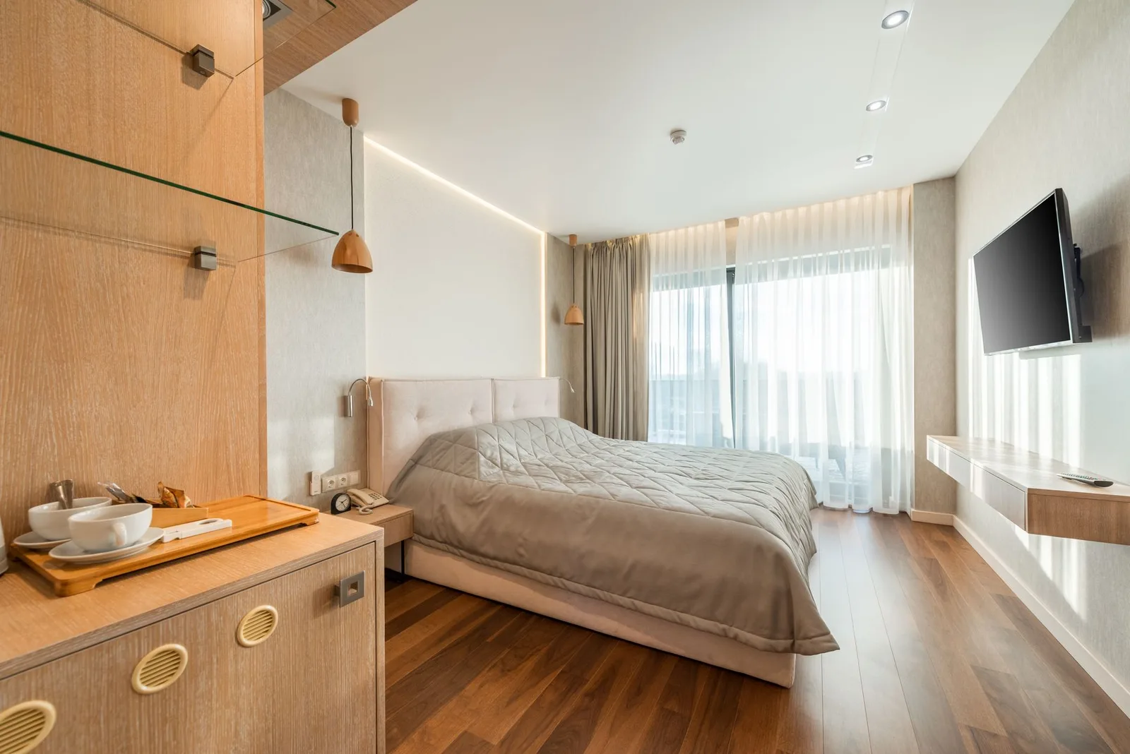 Phòng khách sạn tiện nghi và dễ sử dụng cho người lớn tuổi