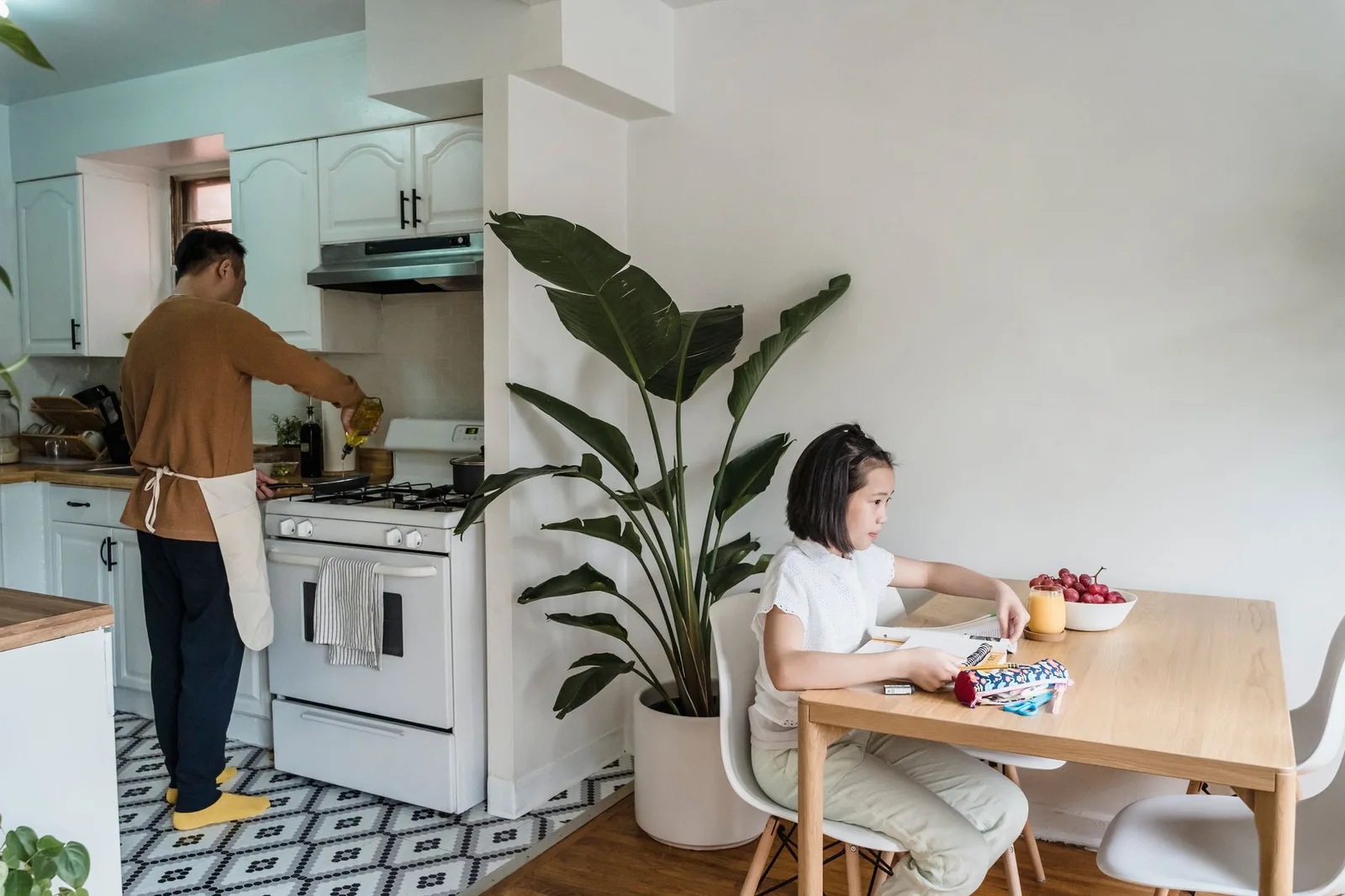 Thực phẩm được sắp xếp để tính ngân sách ba bữa