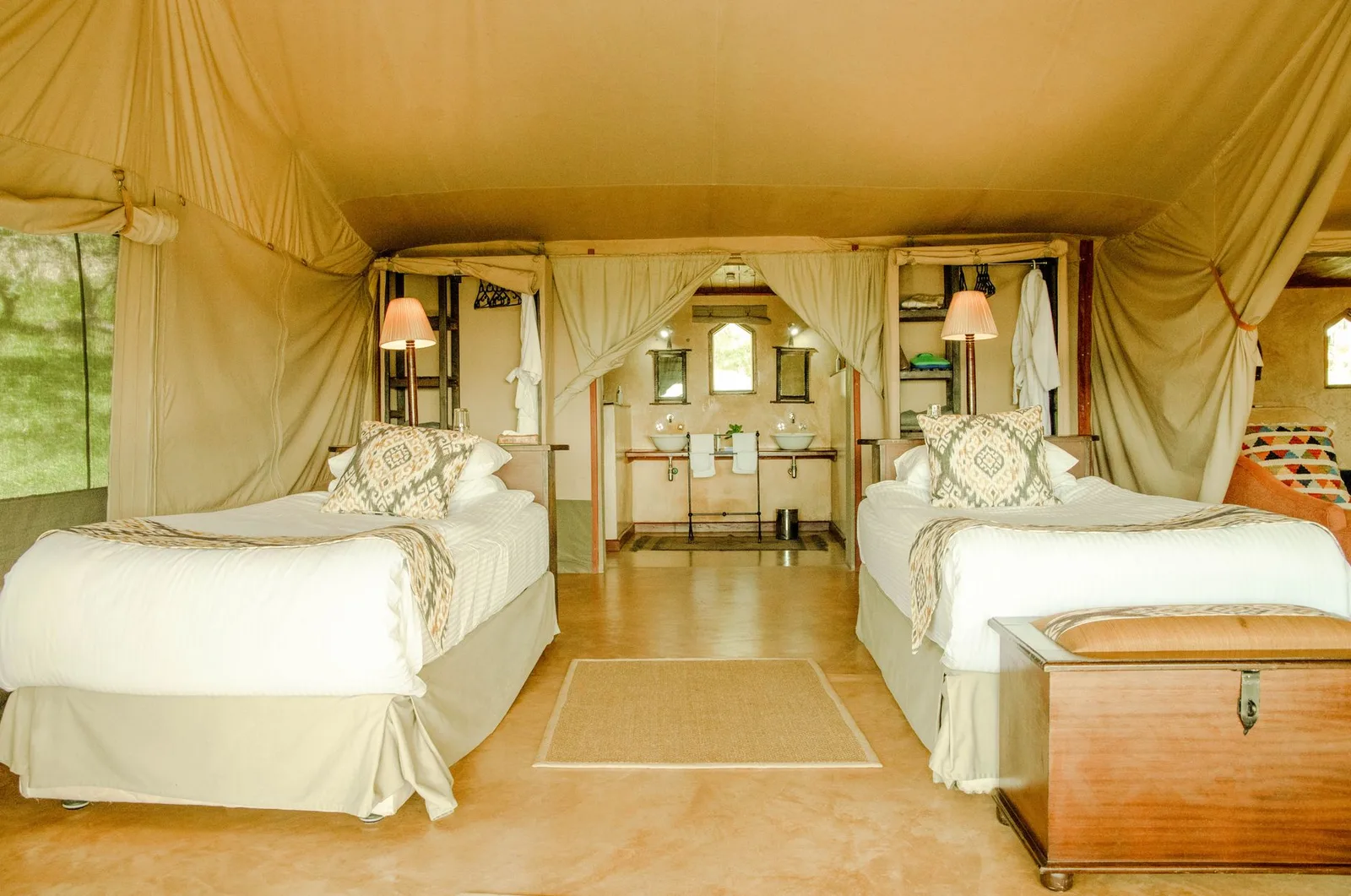 Không gian glamping sang trọng và villa nghỉ dưỡng riêng