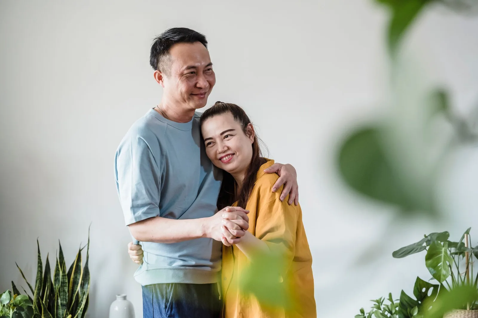 Cặp đôi tôn trọng không gian riêng của nhau tại nhà